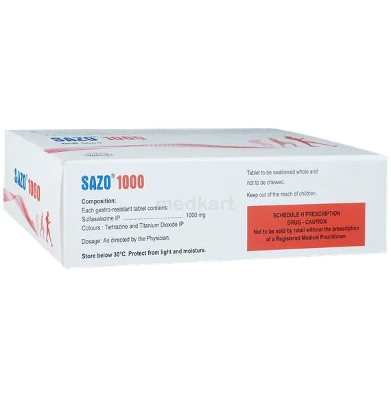 sazo 1000mg tablet 15's